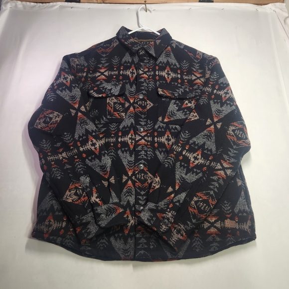 Jachs New York Other - NWT Jachs New York Wool Blend Sherpa Lined Patterned Button Down – Size XL